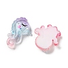 Transparent Resin Cabochons CRES-L050-02C-2