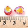 Electroplated Glass Beads GLAA-K062-01A-FR09-3