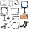 Plastic Stamps DIY-WH20018-0225-1