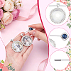 Zinc Alloy Rhinestone Lapel Pin Backs Making Kits JEWB-NB0001-31A-3