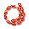 Handmade Lampwork Beads Strand LAMP-C008-10-2