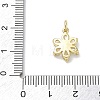 Brass with Rhinestone Charms LS-KK-CBAD872-01G-09-3
