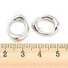 Non-Tarnish 304 Stainless Steel Linking Rings STAS-I202-10P-3