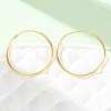 925 Sterling Silver Huggie Hoop Earrings EJEW-C179-05C-G-3