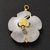 Natural Quartz Crystal Pendants G-C290-02E-1
