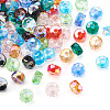  100Pcs 10 Colors Transparent Glass Beads Strands GLAA-TA0001-40-3
