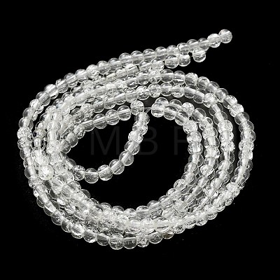 Crackle Glass Beads Strands X-CCG-Q001-4mm-01-1