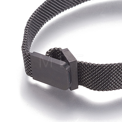 Iron Mesh Chain Bracelet Making X-MAK-E667-01B-1