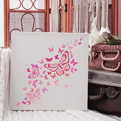 Plastic Reusable Drawing Painting Stencils Templates DIY-WH0172-366-1
