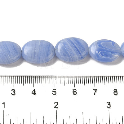 Synthetic Blue Lace Agate Beads Strands G-NH0017-F04-03-1