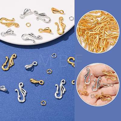 Tibetan Style Hook and Eye Clasps FIND-FS0005-26-1