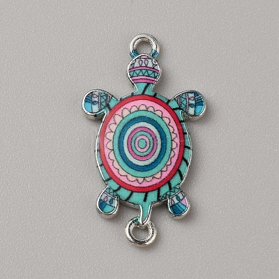 Alloy Enamel Connector Charms LS-ENAM-WH0061-47I-1