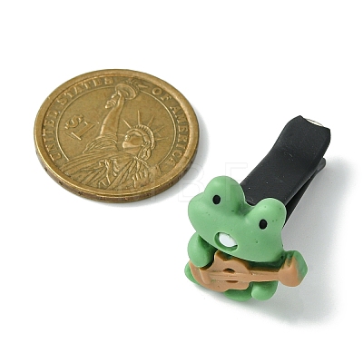Frog Shape Opaque Resin Car Air Vent Clips JEWB-BR00151-01-1