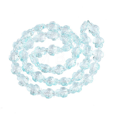 Transparent Glass Beads Strands DGLA-N021-02A-02-1