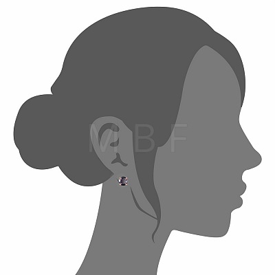 SHEGRACE 925 Sterling Silver Ear Studs JE536F-06-1