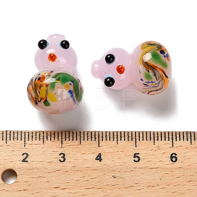 Handmade Lampwork Beads Strands LAMP-A005-04D-1