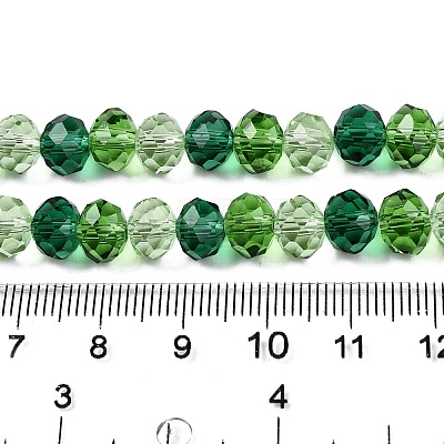 Transparent Glass Beads Strands GLAA-T023-09E-1