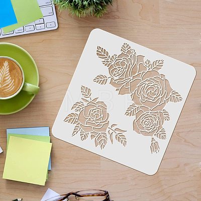 Plastic Reusable Drawing Painting Stencils Templates DIY-WH0172-389-1