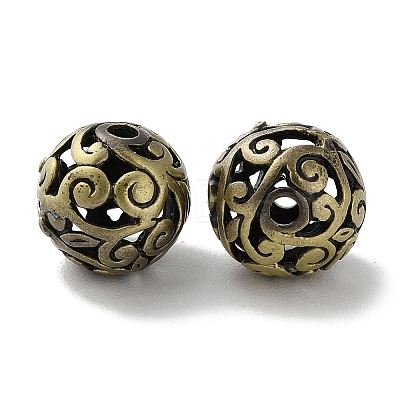 Tibetan Style Brass Beads KK-M284-54AB-1