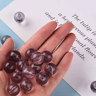 Transparent Acrylic Beads MACR-S370-A16mm-769-1