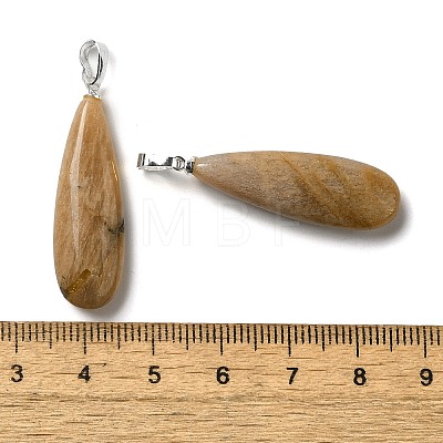 Natural Sunstone Pendants G-Q192-07P-07-1