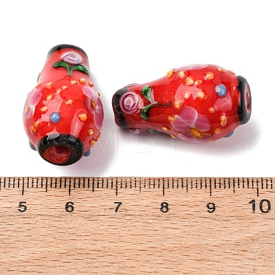 Handmade Lampwork Beads LAMP-F041-01C-1