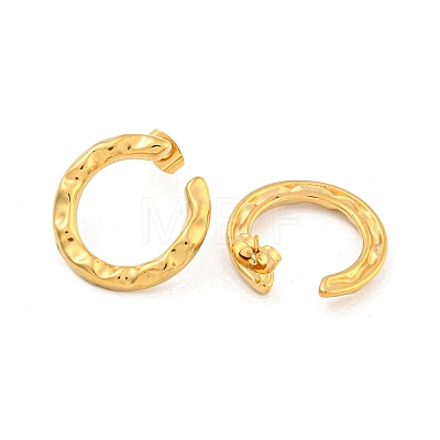 Ring 304 Stainless Steel Ear Studs EJEW-L290-004G-1