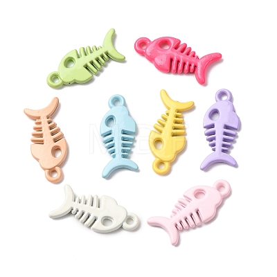 Spray Paint Alloy Pendants FIND-H060-01G-1