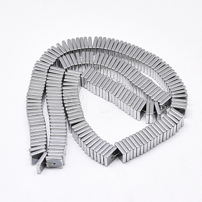 Electroplate Non-magnetic Synthetic Hematite Heishi Beads Strands G-T061-23D-1