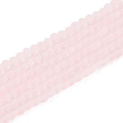 Transparent Glass Beads Strands EGLA-A044-T1mm-MD22-1