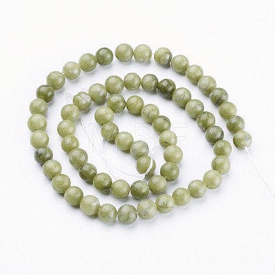 Natural Taiwan Jade Beads X-GSR6mmC032-1