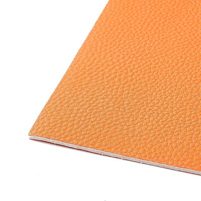 Lichee Pattern Double-Faced Imitation Leather Fabric DIY-XCP0002-23-1