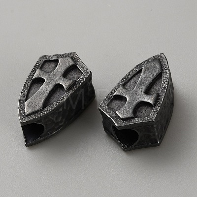 Brass European Beads KK-WH0062-196B-1