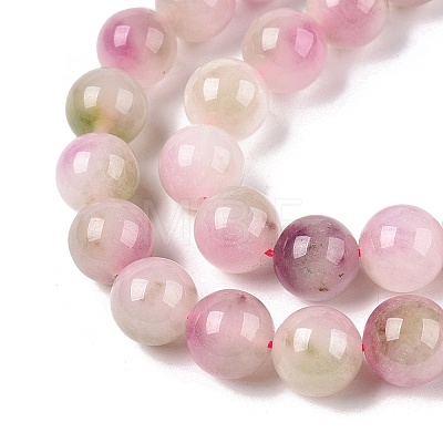 Dyed Natural White Jade Beads Strands G-T138-10mm-210-1-1