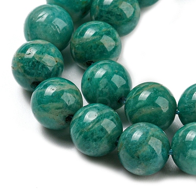 Natural Amazonite Beads Strands G-P503-8MM-10-1
