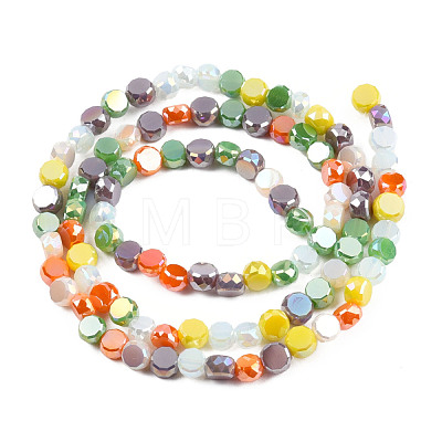 Electroplate Glass Beads Strands EGLA-N002-40A-03-1