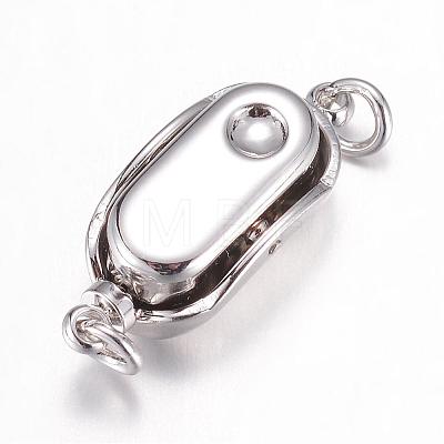 304 Stainless Steel Box Clasps STAS-G071-49P-1