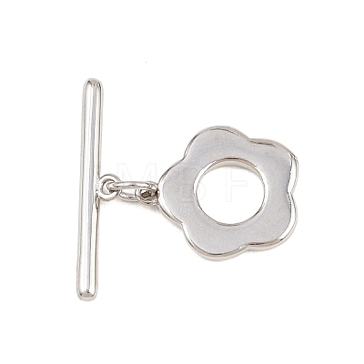 Brass Toggle Clasps KK-G548-31P-1