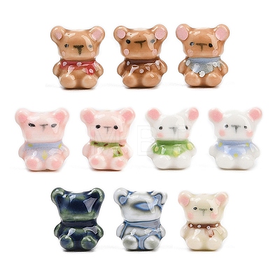 Handmade Porcelain Beads PORC-D012-03-1