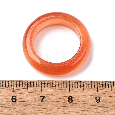 Cat Eye Finger Rings RJEW-G363-01A-11-1