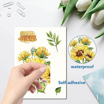 8 Sheets 8 Styles PVC Waterproof Wall Stickers DIY-WH0345-178-1