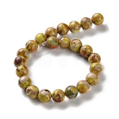 Dyed Natural Regalite/Imperial Jasper/Sea Sediment Jasper Beads Strands G-B124-C01-07-1