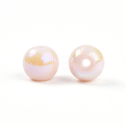 Electroplate Pearlized Glass Pearl Beads EGLA-T021-14A-01-1