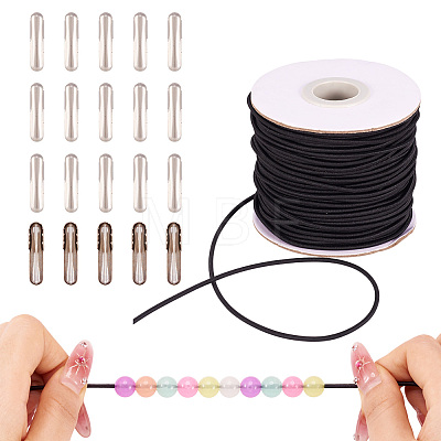 Round Elastic Cord and Iron Barbs DIY-TA0004-04B-1