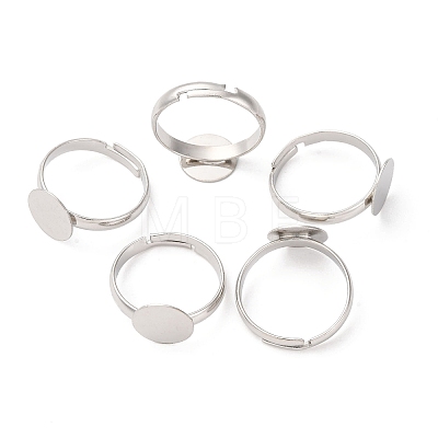 Adjustable Brass Pad Ring Base Findings X-KK-K110-01P-NR-1
