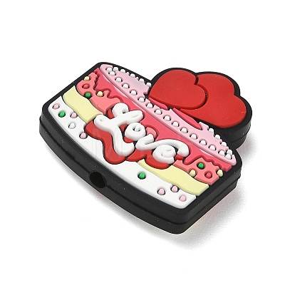 Valentine's Day Silicone Beads SL-CBACE28-04F-1