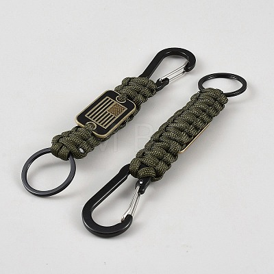 Polyester Cord Rope Rock Climbing Carabiners HJEW-WH0042-172A-1