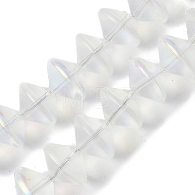 Electroplate Glass Beads Strands EGLA-G038-01A-AB02-1
