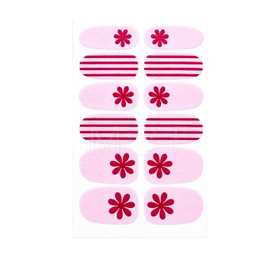 Flower Series Full Cover Nail Decal Stickers MRMJ-T109-WSZ466-1