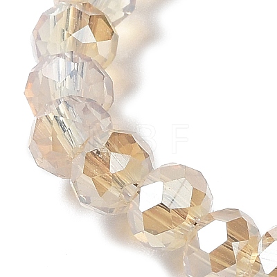 Electroplate Glass Beads Strands EGLA-A034-J6mm-K01-1